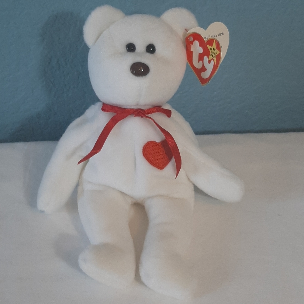 RARE Valentino brown nose Ty Beanie Baby